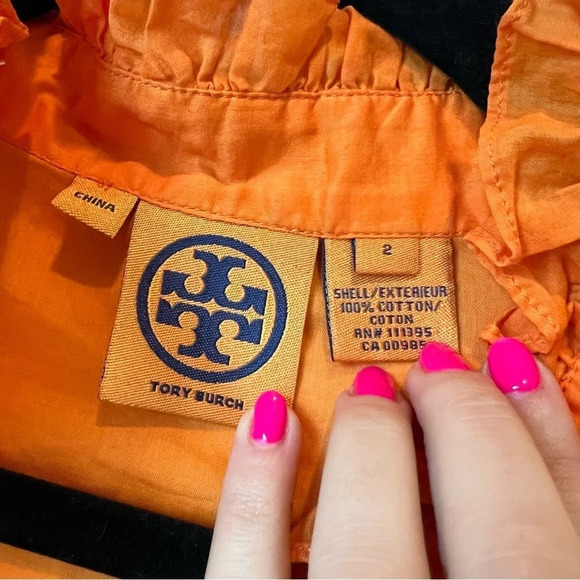 Tory Burch Ruffle Collar Blouse - Picture 2 of 4